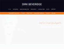 Tablet Screenshot of dirkbeveridge.com